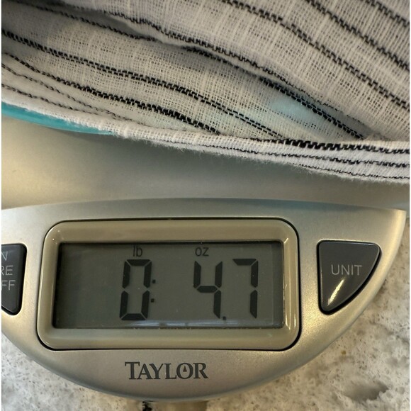 World Market Top Size S/M Black White Long Sleeve Striped Babydoll Peasant NWT - Picture 8 of 8